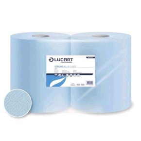 Ipari törlőpapír Lucart Strong Blue 3.500 3 rtg kék 2 tekercs/karton