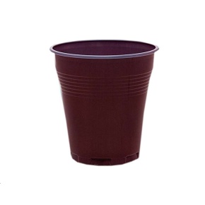 Eldobható pohár,-automata- 180 ml /barna,fehér 100db/cs